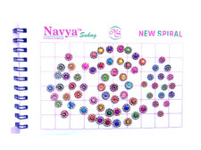 NEW design Navya suhag STONE KUMKUM SPIRAL BOOK BINDI MULTI COLOUR 300 pcs SCT