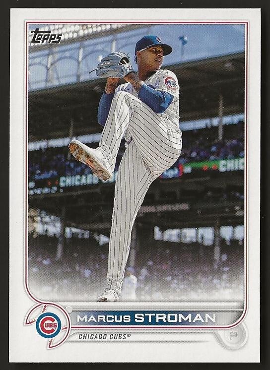 2022 Topps Update Series Marcus Stroman #US50 Photo Variation SP - Cubs