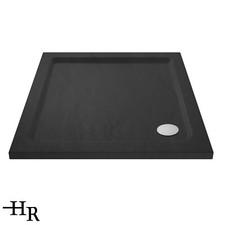 Hudson Reed Slate Grey Square Shower Trays 40mm Modern Luxury Bathroom Enclosure