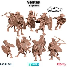 Eskice Miniatures Roman Velites Skirmishers Javelin Throwers Hail Caesar 28mm 15