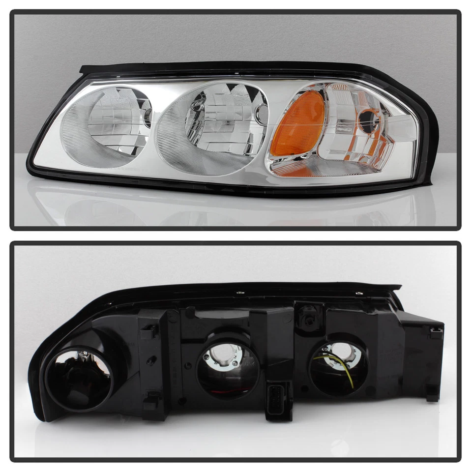 2000-2005 Chevy Impala OE Style Headlights Headlamps Light Lamp Left+Right 00-05 - Image 2 of 3