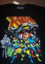 VINTAGE STYLE MARVEL COMICS X-MEN T-Shirt XL NEW Gambit Cyclops Wolverine