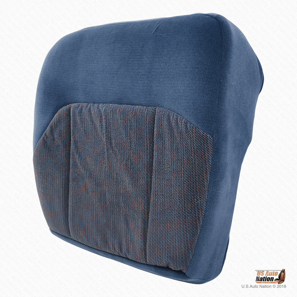 1996 Ford F150 F250 F350 F450 F550 DRIVER Bottom BLUE Fabric Replacement Cover - Image 3 of 4