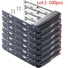 Lot Supermicro Gen 5.5 Hot-Swap 3.5" HDD Tray MCP-220-00024-0B,00075-0B,SC93301