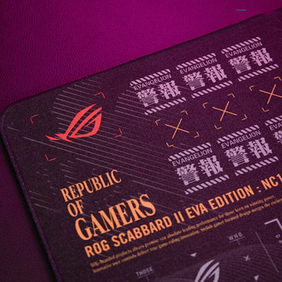 Original ASUS ROG Scabbard II EVA Edition Mouse Pad Large PC Gaming Desk Mat - Image 4 of 4