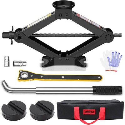 For Dodge Ram 1500 CAR SCISSOR JACK LIFT SUPPORT SPARE TIRE TOOL KIT