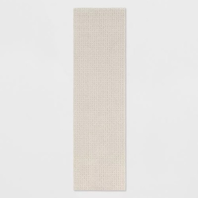Washable Solid Machine Tufted Runner Rug - Made By Design