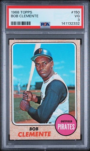 1968 TOPPS #150 BOB CLEMENTE PSA 3