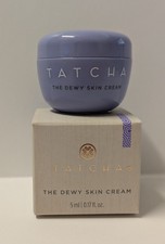 Tatcha The Dewy Skin Cream Moisturizer - 5ml/0.17oz Travel Size NIB