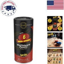 Speed 6 Red Shuffleboard Powder - Beginner-Friendly Control Table Protection