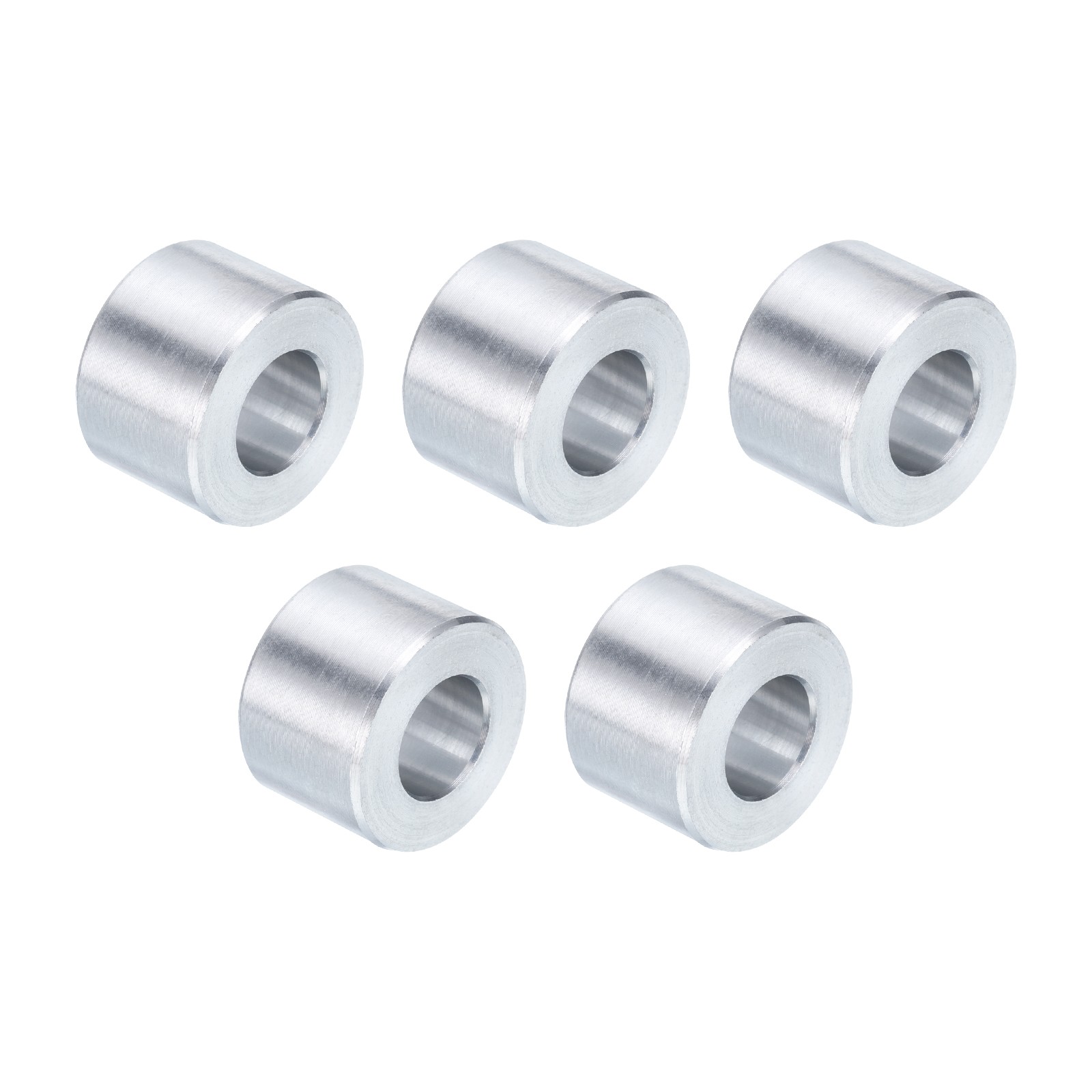 5pcs Aluminum Spacer 3/8" Bore x 3/4" OD x 1/2" Length Screw Standoff Bushing