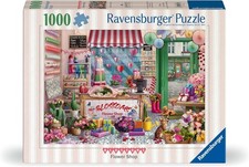 Blossoms Flower Shop Puzzle 1000 Piece Colourful Florist Shop Scene Puzzle