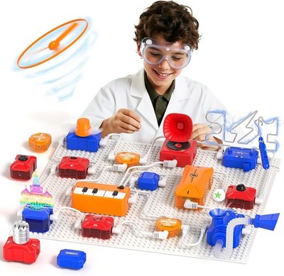 Kits for Kids Electronics Exploration Kit with 671+ Circuit Projects, Physics Ex