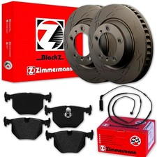 Zimmermann SPORT BREMSSCHEIBEN + BELÄGE HINTEN passend für BMW 3er E46 330i/d