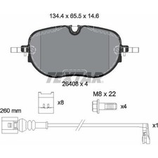 Textar 2640801 Bremsbelagsatz für VW CUPRA ID 3 BORN E11 E12 K11