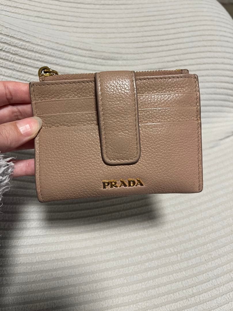 PRADA Pink Beige Fragment Case