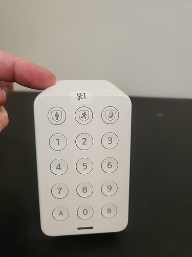 Xfinity XHK1-UE Security Alarm Keypad White Home Security With Replacement Back