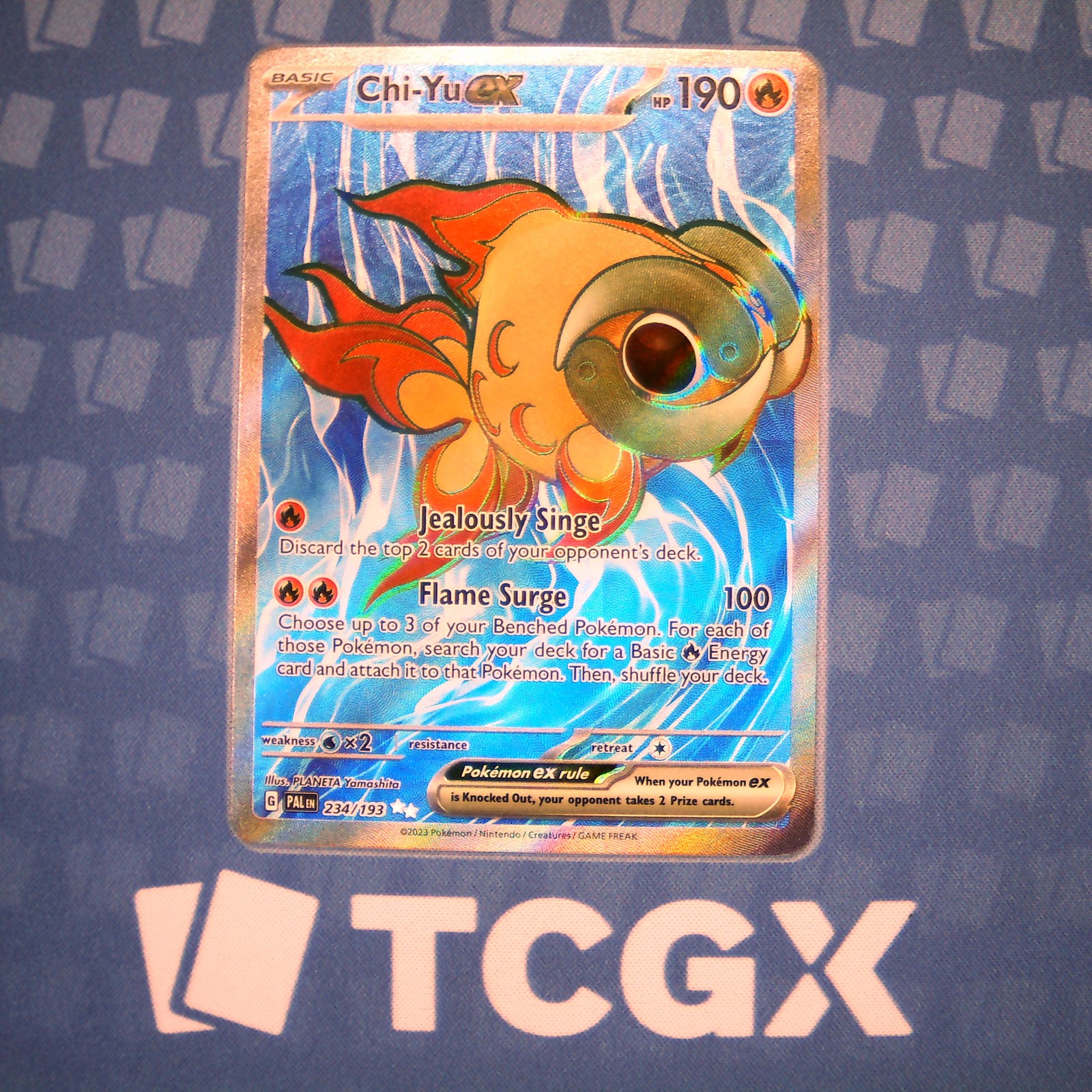 Pokemon - Chi-Yu ex - 234/193 - SV02: Paldea Evolved - Holo - Ultra Rare NM