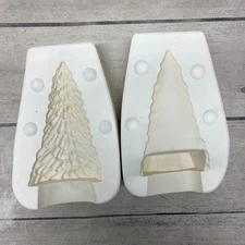 Kimple Ceramic Casting Mold Christmas Tree Napkin Holder #1956