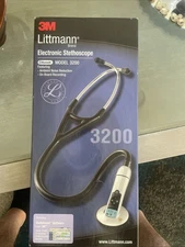 New Never Used 3m Littman 3200 Stethoscope Electric Red
