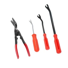 4Pcs Auto Clip Pliers Set Fastener Remover Trim Rivet Removal Tool Kit for Ca...
