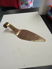 Vintage Emerald Glo By National Silver Company Pie Server 330 Art Deco