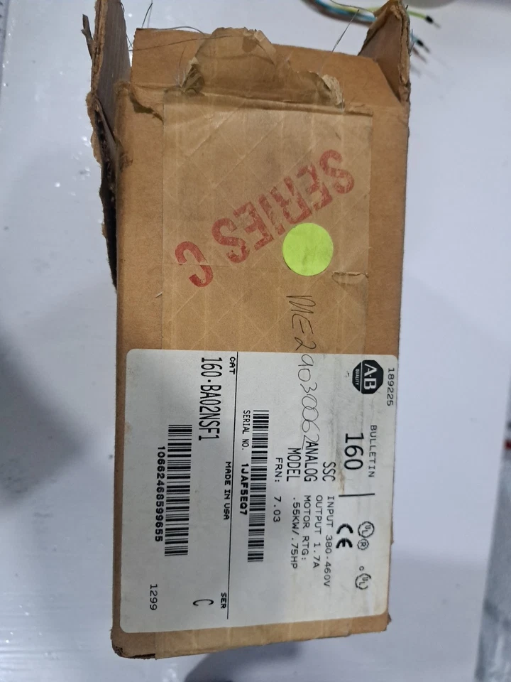 Allen Bradley analog Model 160-BA02NSF1 SER C - Image 3 of 3