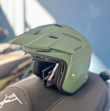 KO70 Casco jet moto scooter Airoh Kombakt Color Military Green ECE2206 -Taglia M