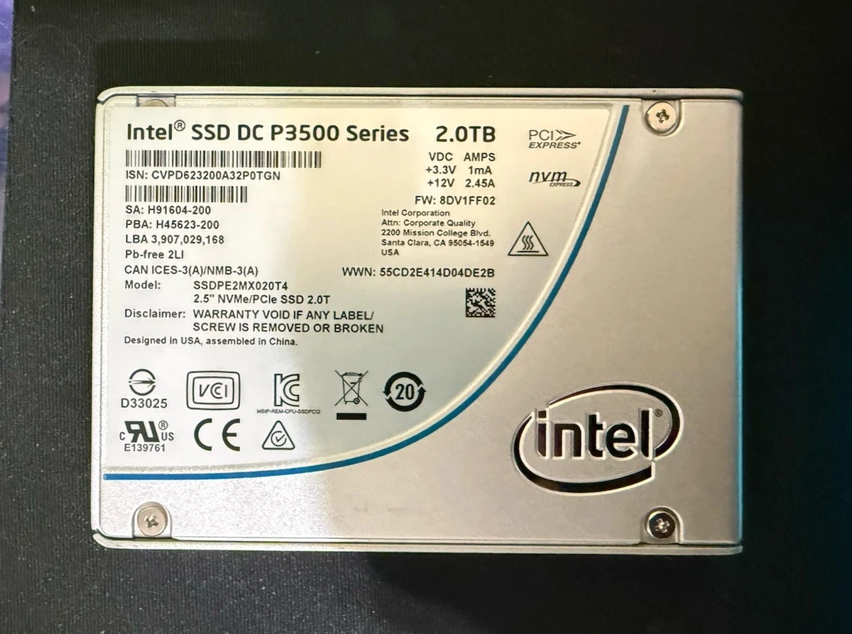 Intel 2TB Storage Capacity Internal Solid-State Drives for sale | eBay