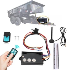 50-100FT Hydraulic Wireless Remote Dump Trailer Controller Lift Winch Tilt G3H01