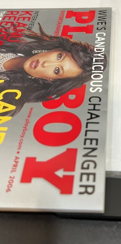 1/1 AUTOGRAPHED • WWE Candice Michelle *NAKED* Cover Playboy Magazine