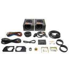 GlowShift Air Vent Pods for 02-04 Subaru WRX w Boost & Digital Wideband Gauges