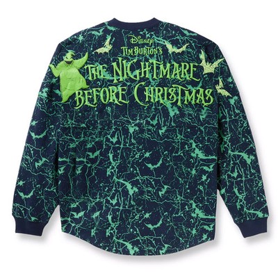 2025 Disney Parks Halloween Oogie Boogie Spirit Jersey Glow Dark