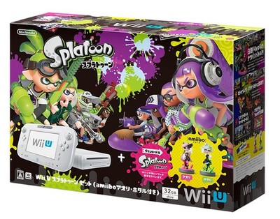 Wii U Splatoon set (with amiibo Firefly)