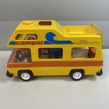 Playmobil Geobra  Vintage Camper Van, Caravanette, Mobile Home. 1977, Yellow
