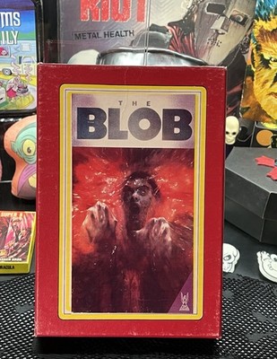 1988 The Blob VHS Tape   Rare Erol s Video Club Rental Box Vintage Horror Movie