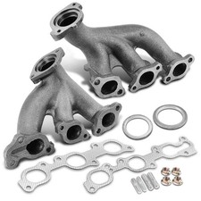 2X Exhaust Manifold Front Rear For Lexus LX Toyota Land 1714266010