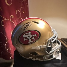 Patrick Willis San Francisco 49ers Speed F5 Replica Helmet Signed BAS Original