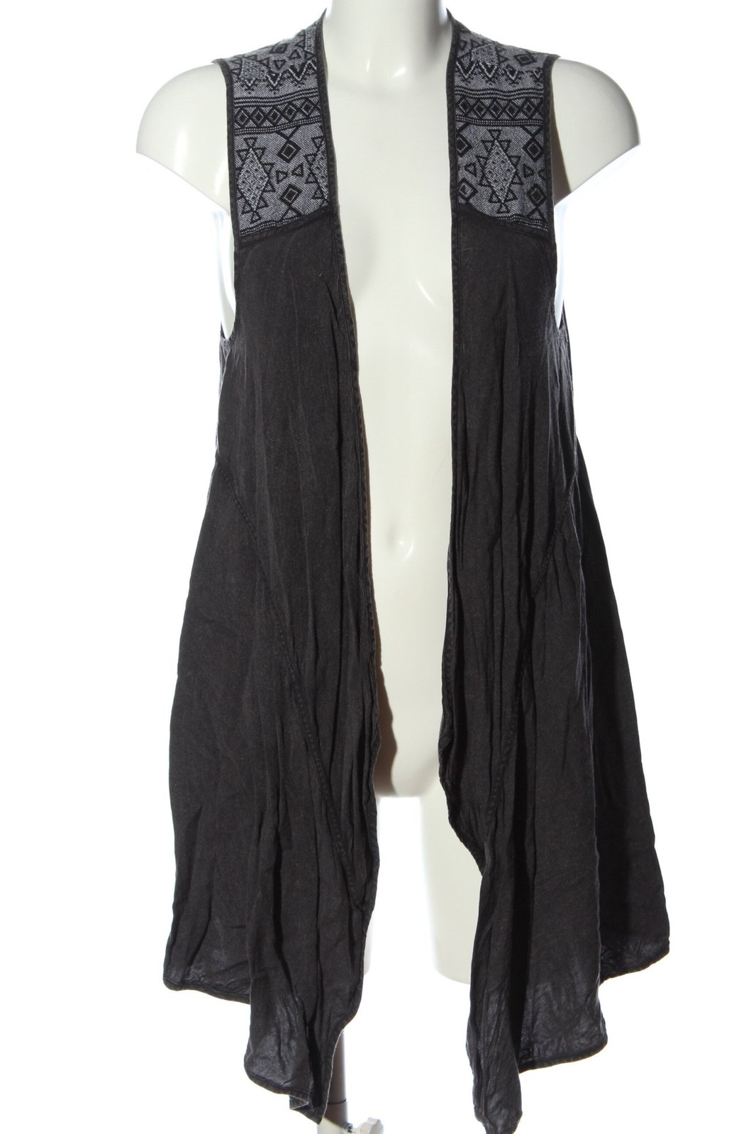 ECOTE Chaleco de punto largo Mujeres Talla EU 38 gris claro look casual