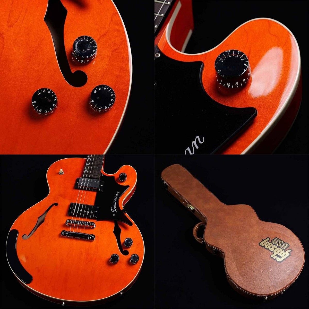 Gibson model tennessean chet atkins オレンジ Gibson Chet Atkins Tennessean Sunrise Orange Signature Model Used