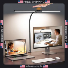 Syrinx LED Desk Lamp Architect Clamp Light with Gesture Control 50 Modes