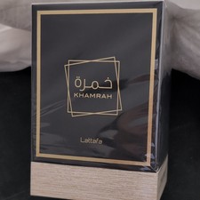 Lattafa Khamrah Eau de Parfum Natural Spray 3.4 fl oz Regular Size