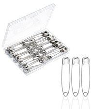 - 3 Inch Oversize Safety Pins, 30 Pack - Heavy Duty Large Safety Pins for Clo...