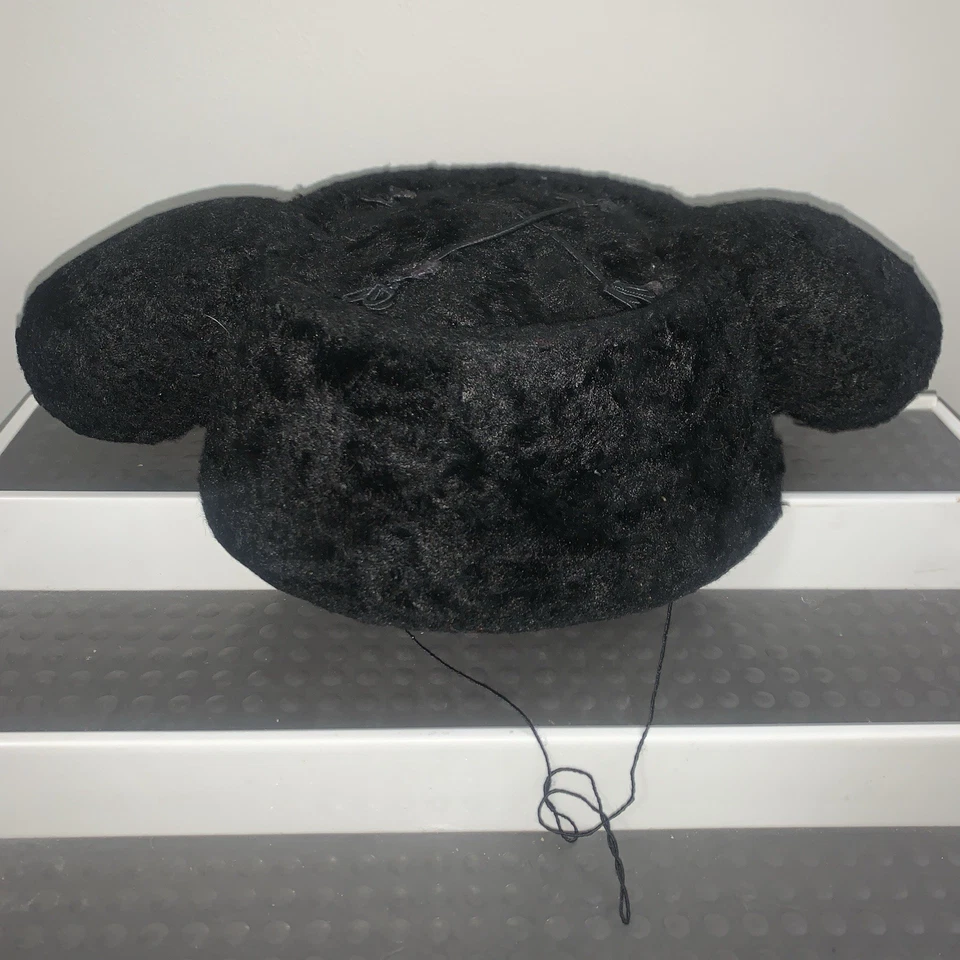 Vintage Montera Bullfighting Spanish Matador Hat Cap Black Orange Silky Lining! - Image 4 of 4