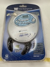 White-Westinghouse portable AM/FM stereo CD player, model WDM13620