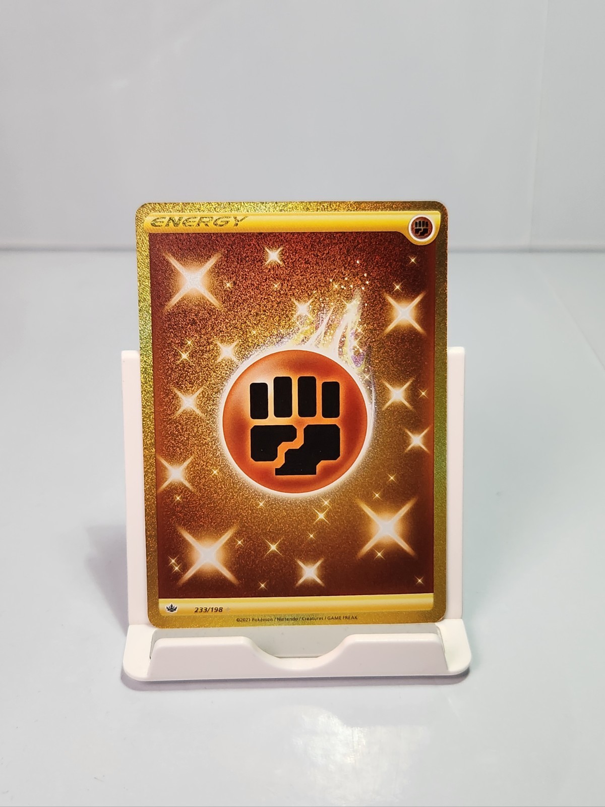 Fighting Energy 233/198 Secret Rare SWSH Chilling Reign Pokemon