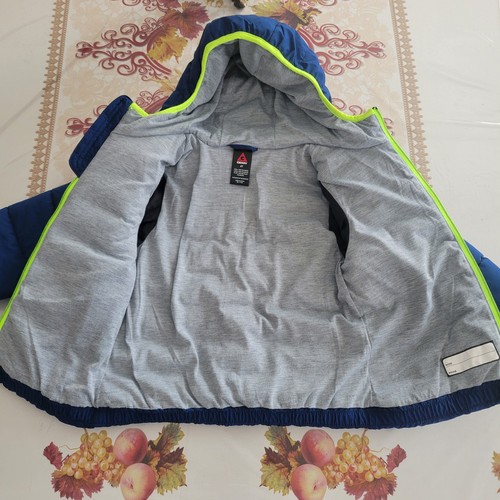 Gerry Puffer Jacket Boys Size 4T Blue Full Zip Pockets Hooded Winter - Picture 9 of 11