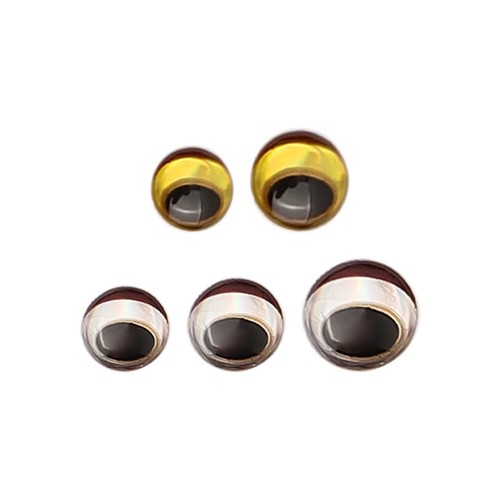 300Pcs Fish Skull Living Eyes Realistic 3D Holographic Fly Tying & Lure Bait DIY - Picture 16 of 88