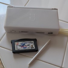 Nintendo DS Lite Crystal White Includes 1 Game and Stylus