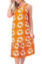 Koolaburra by UGG Jersey Tiered Lounge Dress Coal Sand Dollar